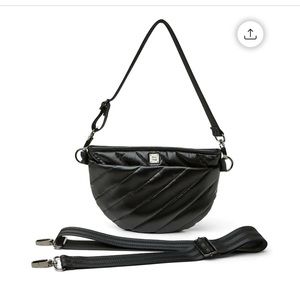 Pearl Black Freebird Think Royln Convertible Waist/Crossbody Bag